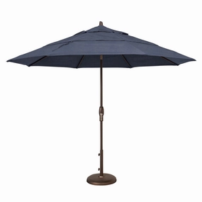 11' Market Umbrella Auto Tiltadjustable height outdoor parasol