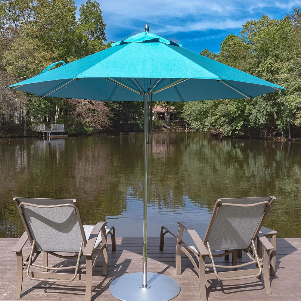 11' Oct Greenwich Aluminum Market Umbrella