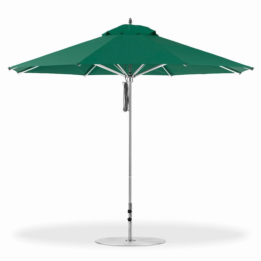 11' Oct Greenwich Aluminum Market Umbrellaadjustable height outdoor parasol