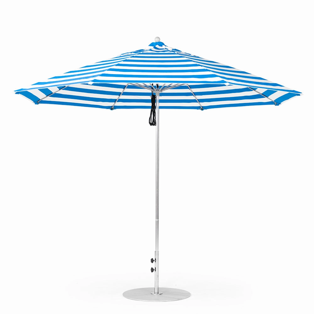 11' Oct Monterey Pulley Lift Market Umbrella