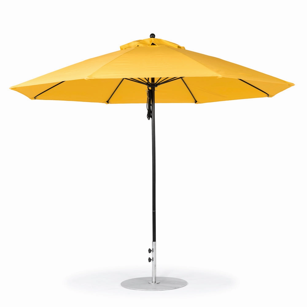 11' Oct Monterey Pulley Lift Market Umbrellaadjustable height outdoor parasol