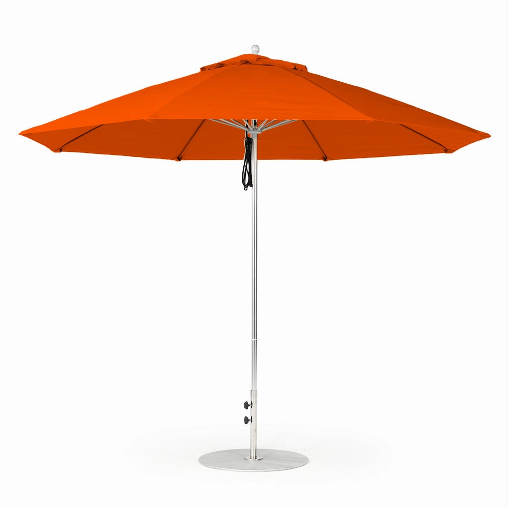 11' Oct Monterey Pulley Lift Market Umbrella
