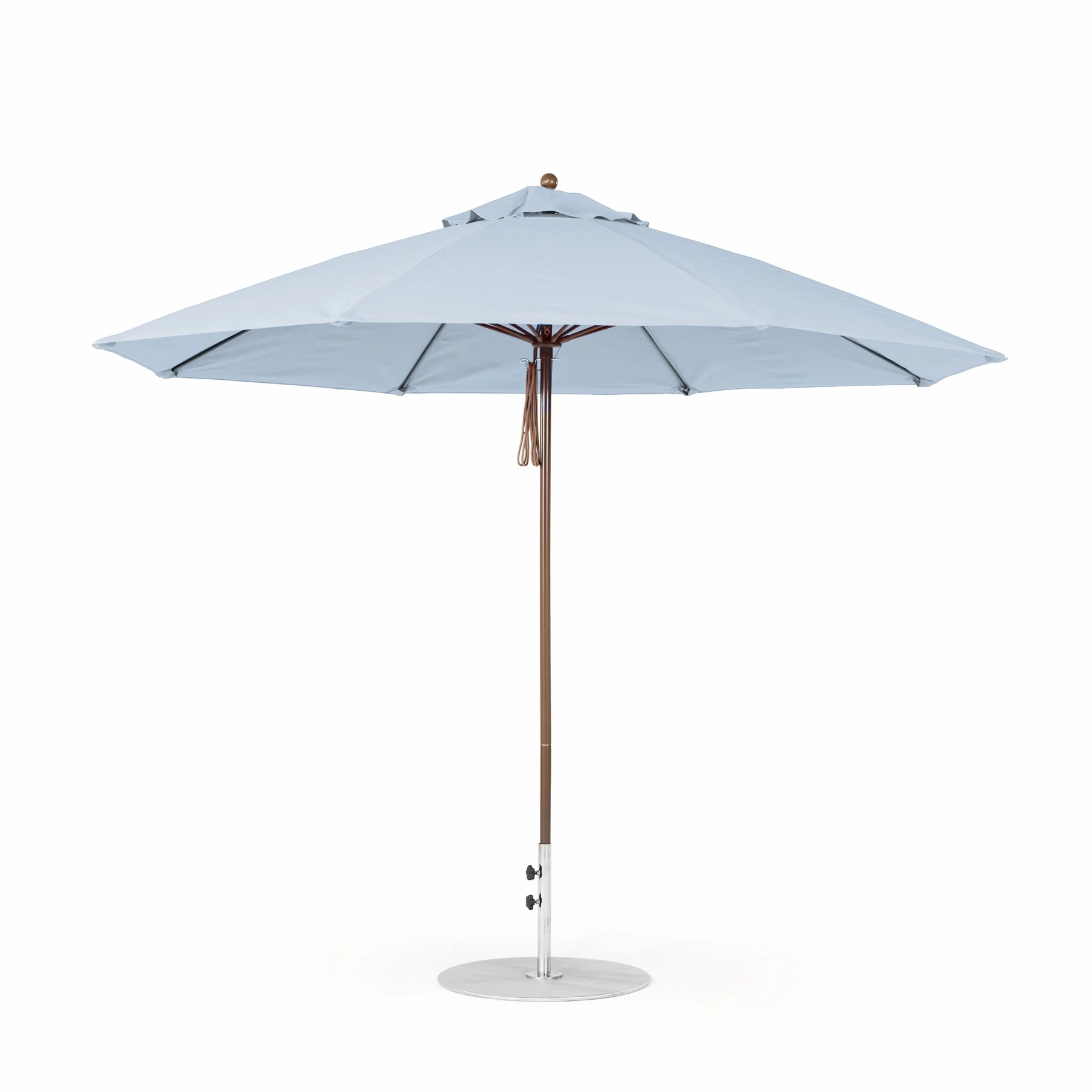 11' Oct Monterey Pulley Lift Market Umbrella