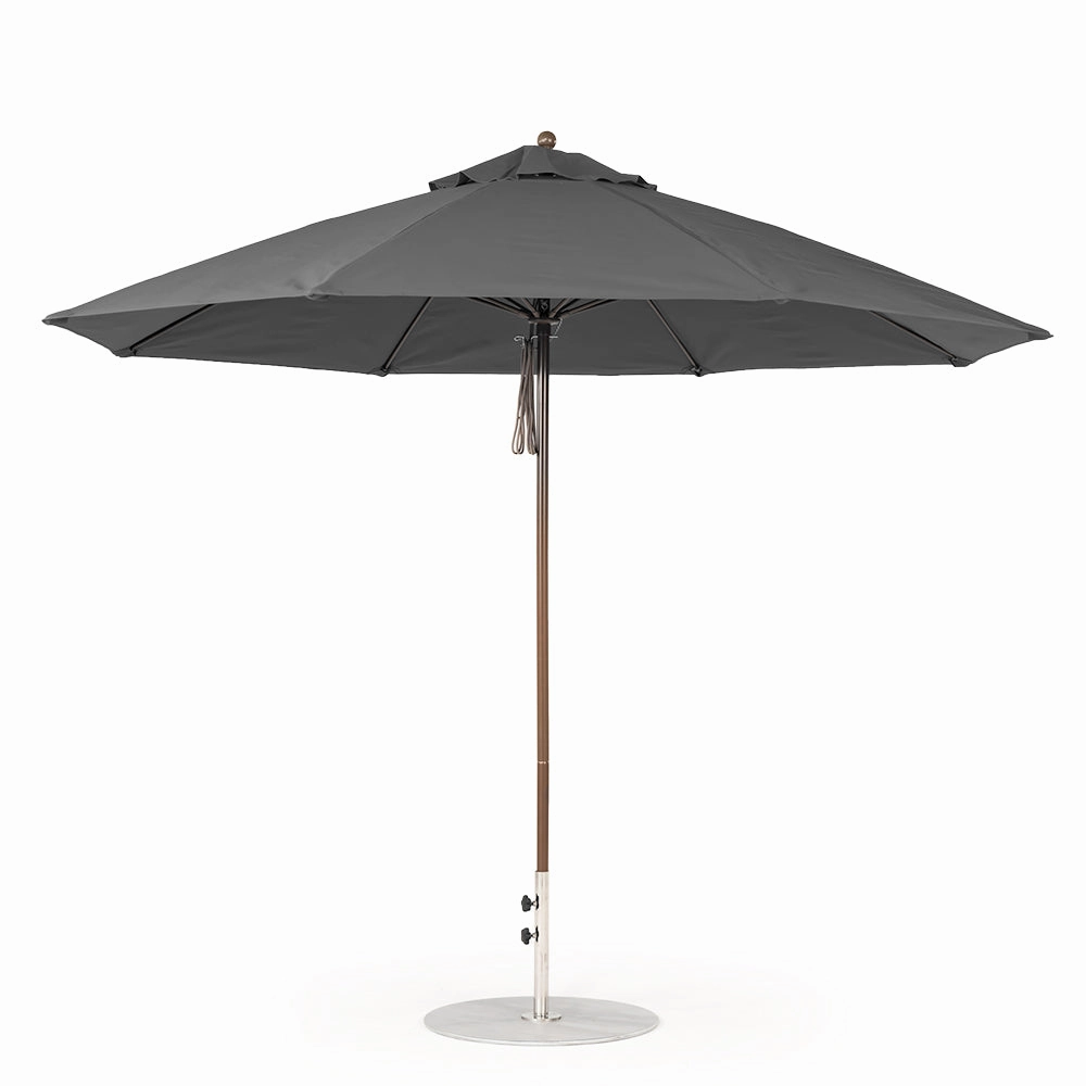 11' Oct Monterey Pulley Lift Market Umbrella