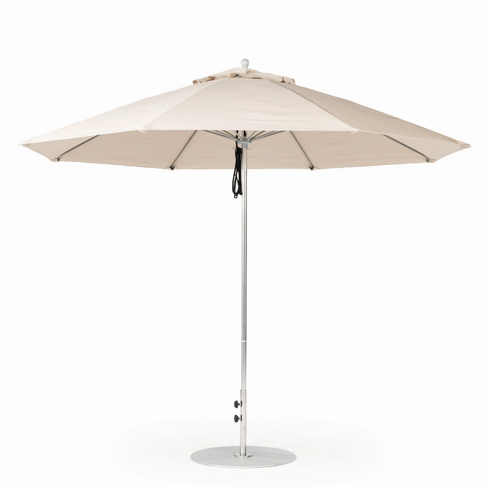 11' Oct Monterey Pulley Lift Market Umbrella