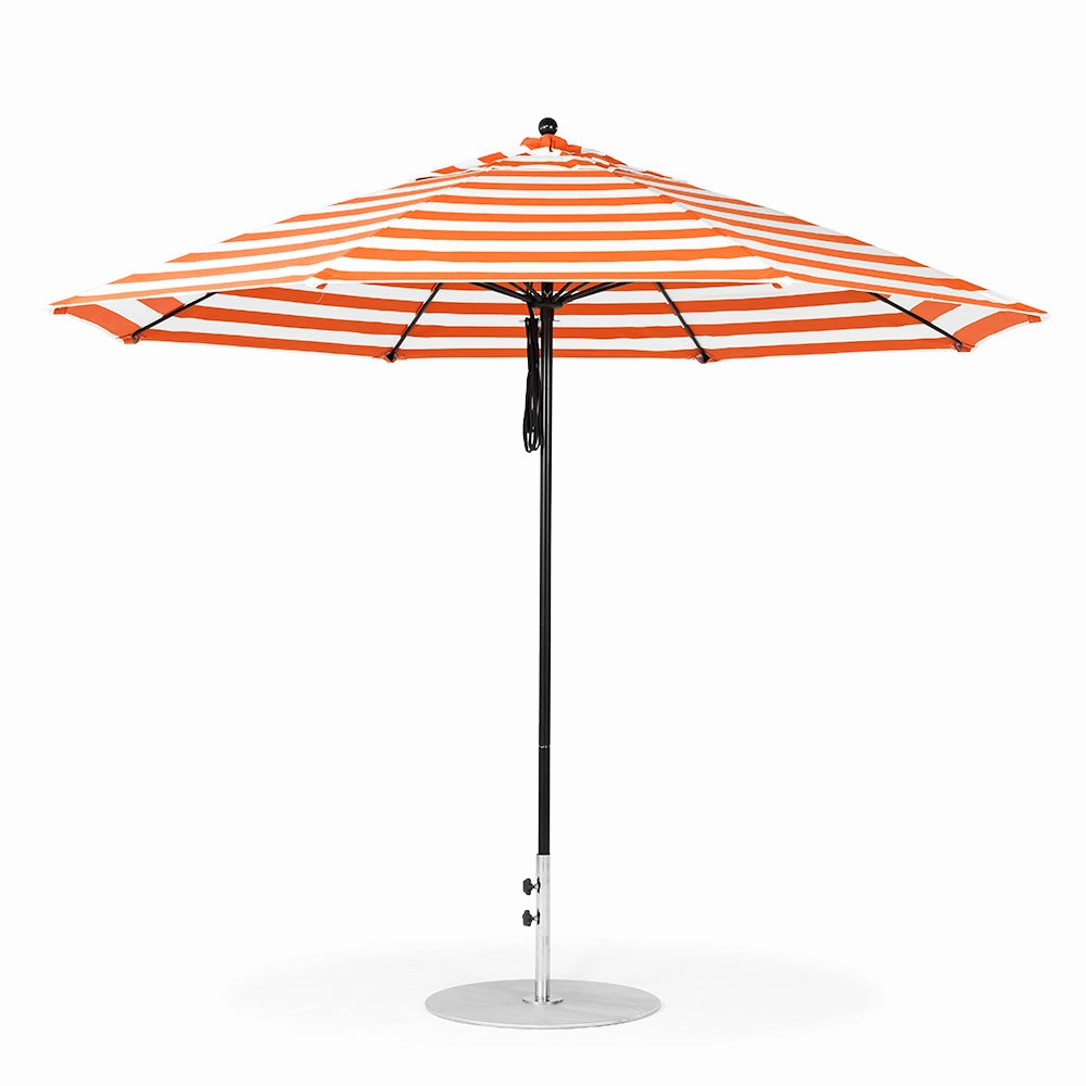 11' Oct Monterey Pulley Lift Market Umbrella