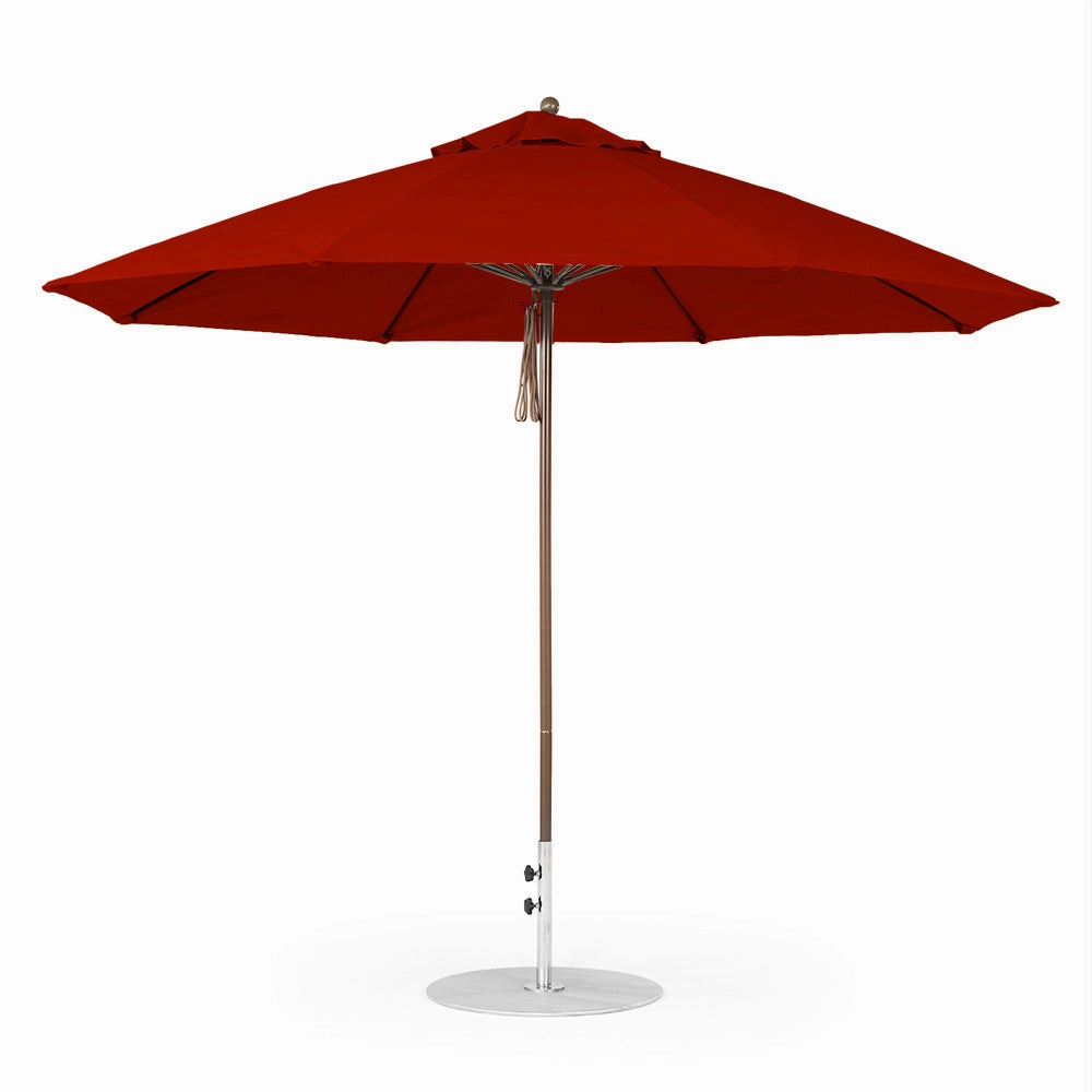 11' Oct Monterey Pulley Lift Market Umbrella