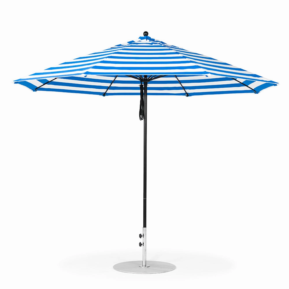 11' Oct Monterey Pulley Lift Market Umbrella