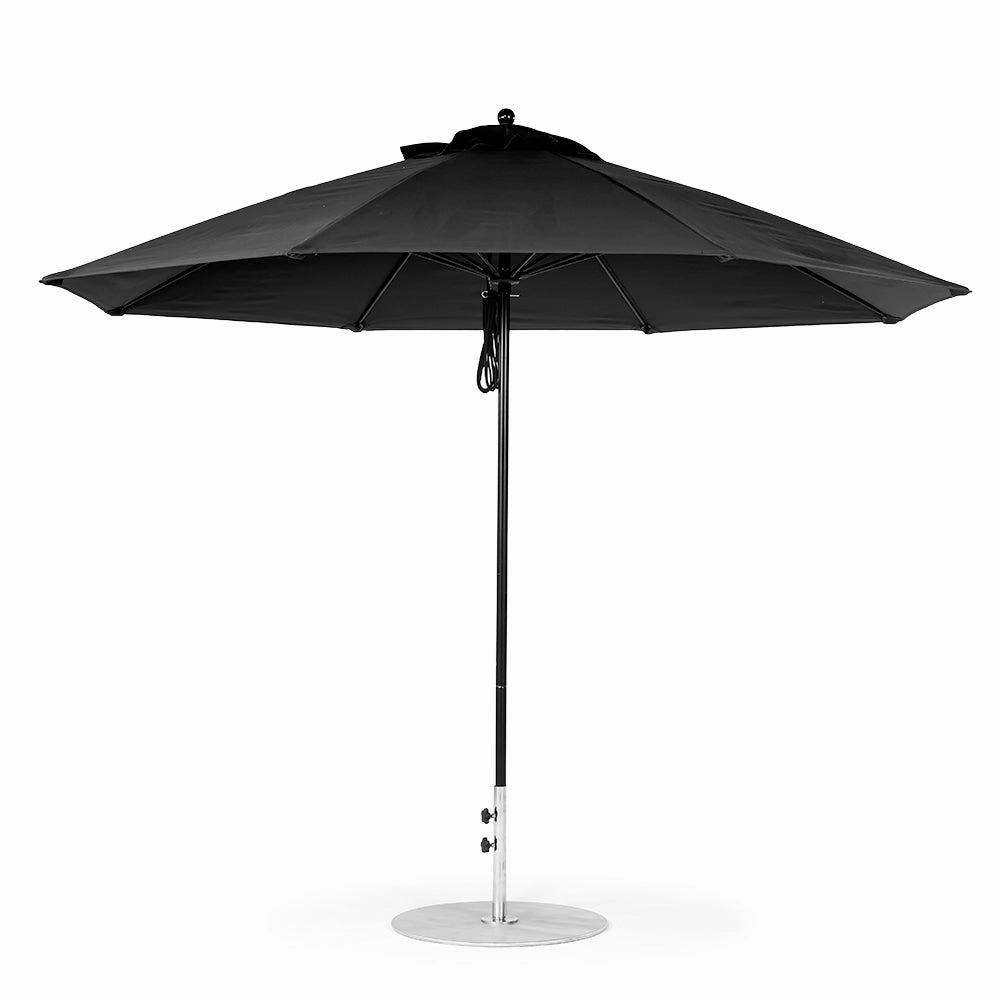 11' Oct Monterey Pulley Lift Market Umbrella