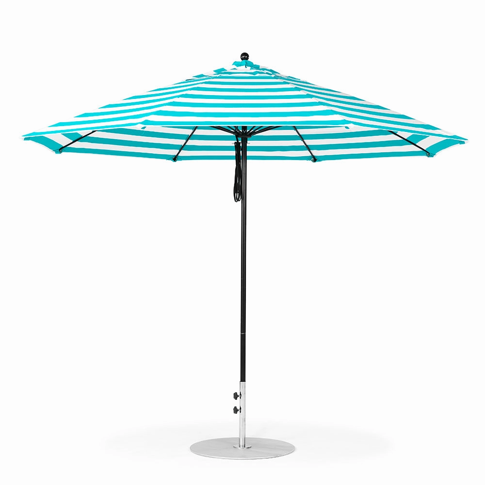 11' Oct Monterey Pulley Lift Market Umbrella