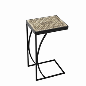 14" x 11" Elements Mosaic Stone Top C Tableoutdoor coffee table for patio or lounge