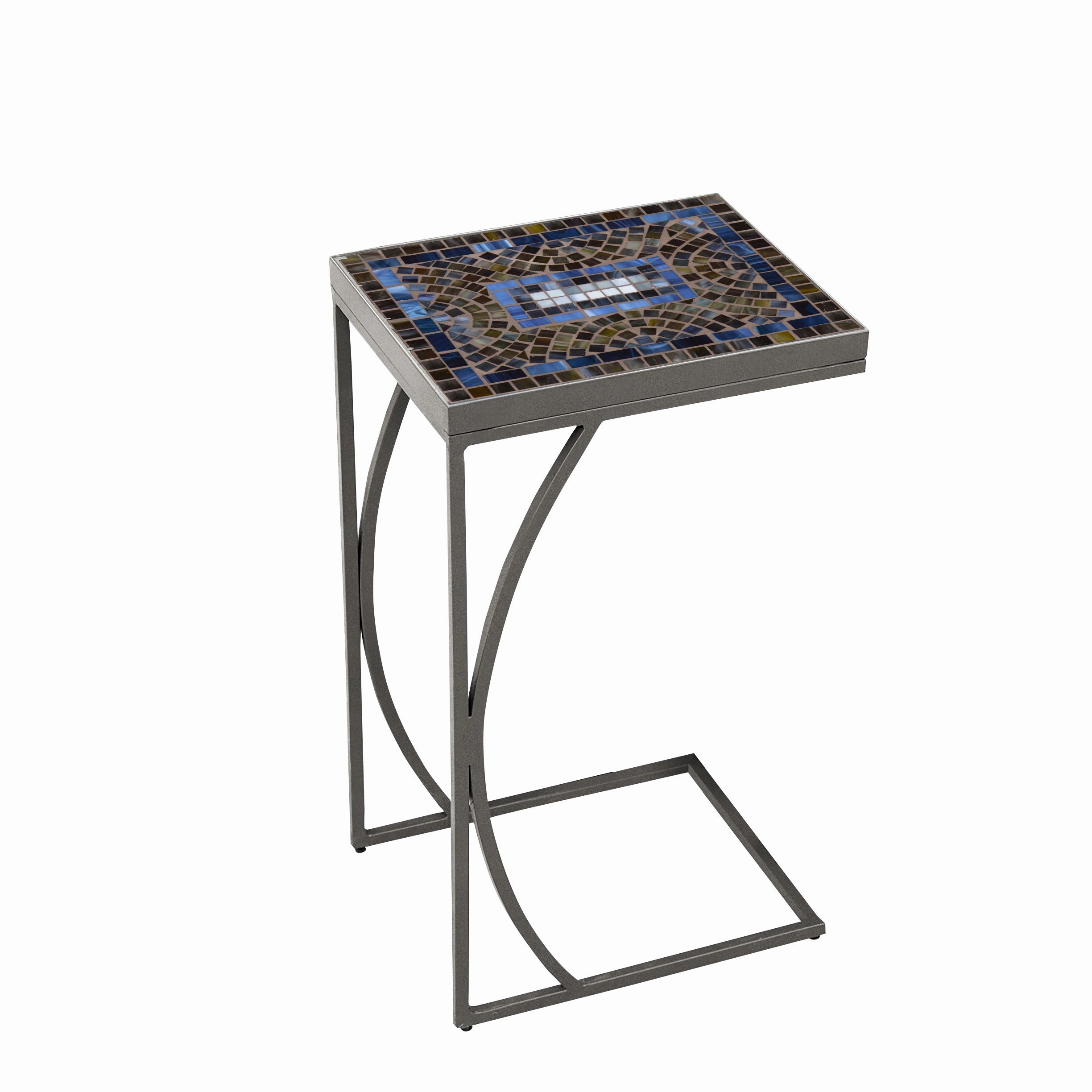 14" x 11" Elements Mosaic Stone Top C Table