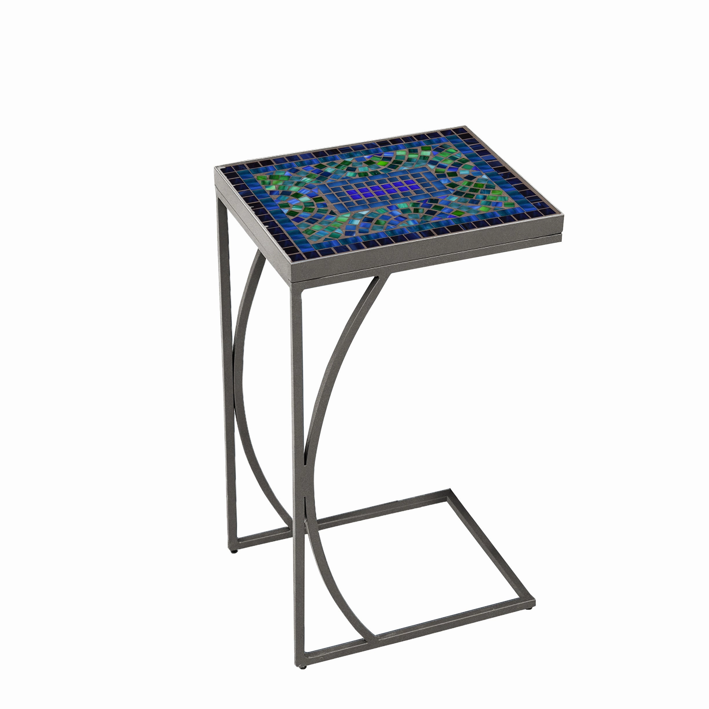 14" x 11" Elements Mosaic Stone Top C Table