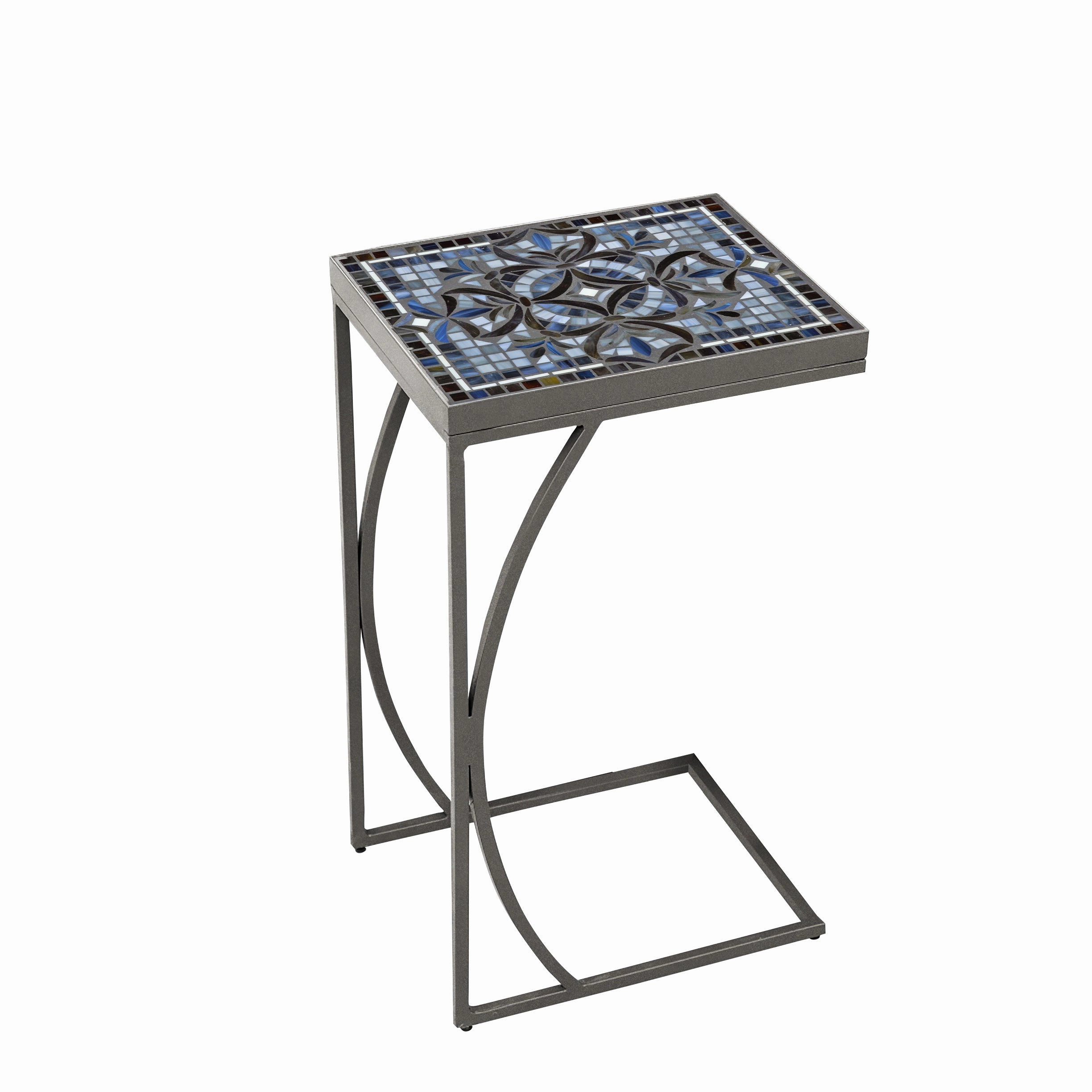 14" x 11" Mosaic Stone Top C Table