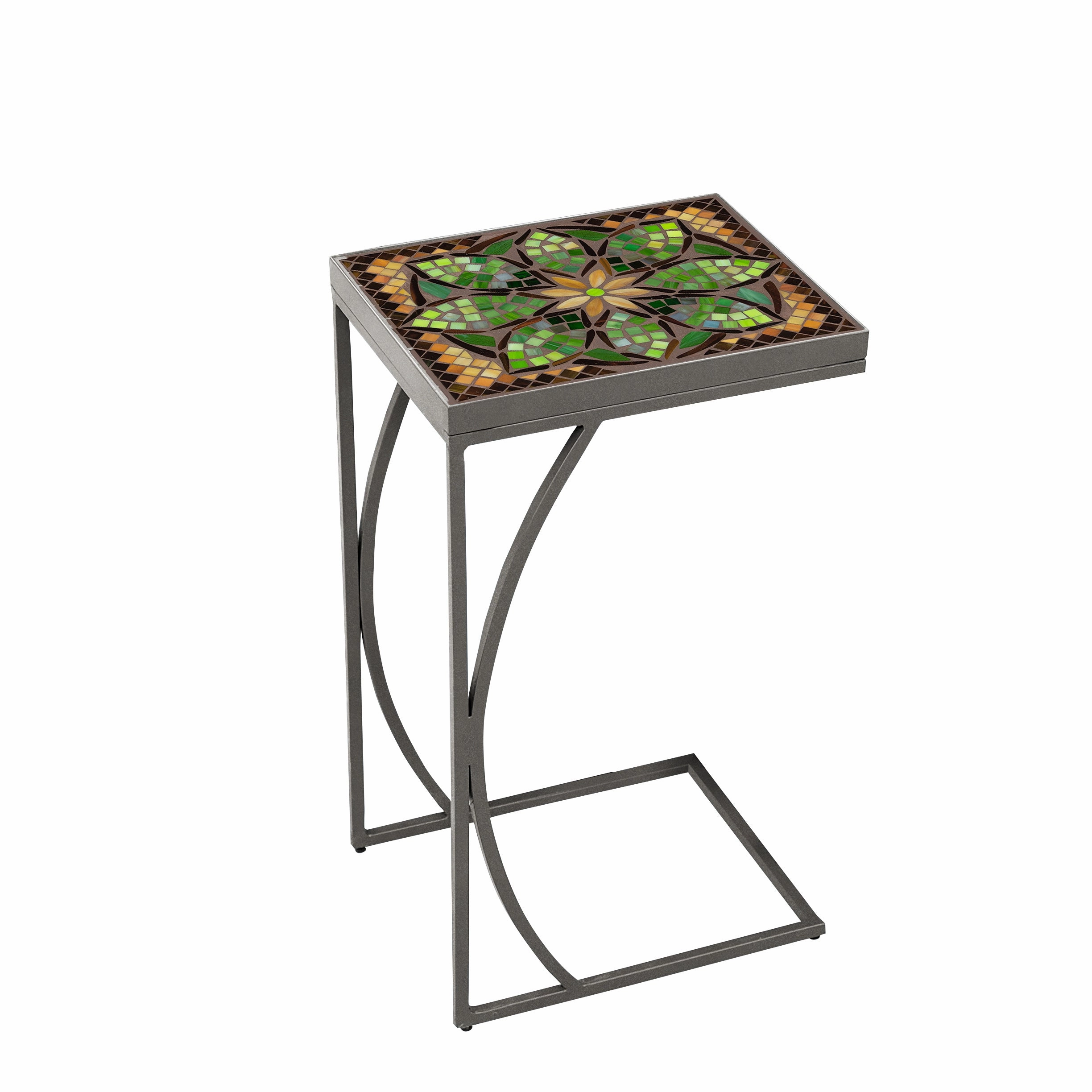 14" x 11" Mosaic Stone Top C Table