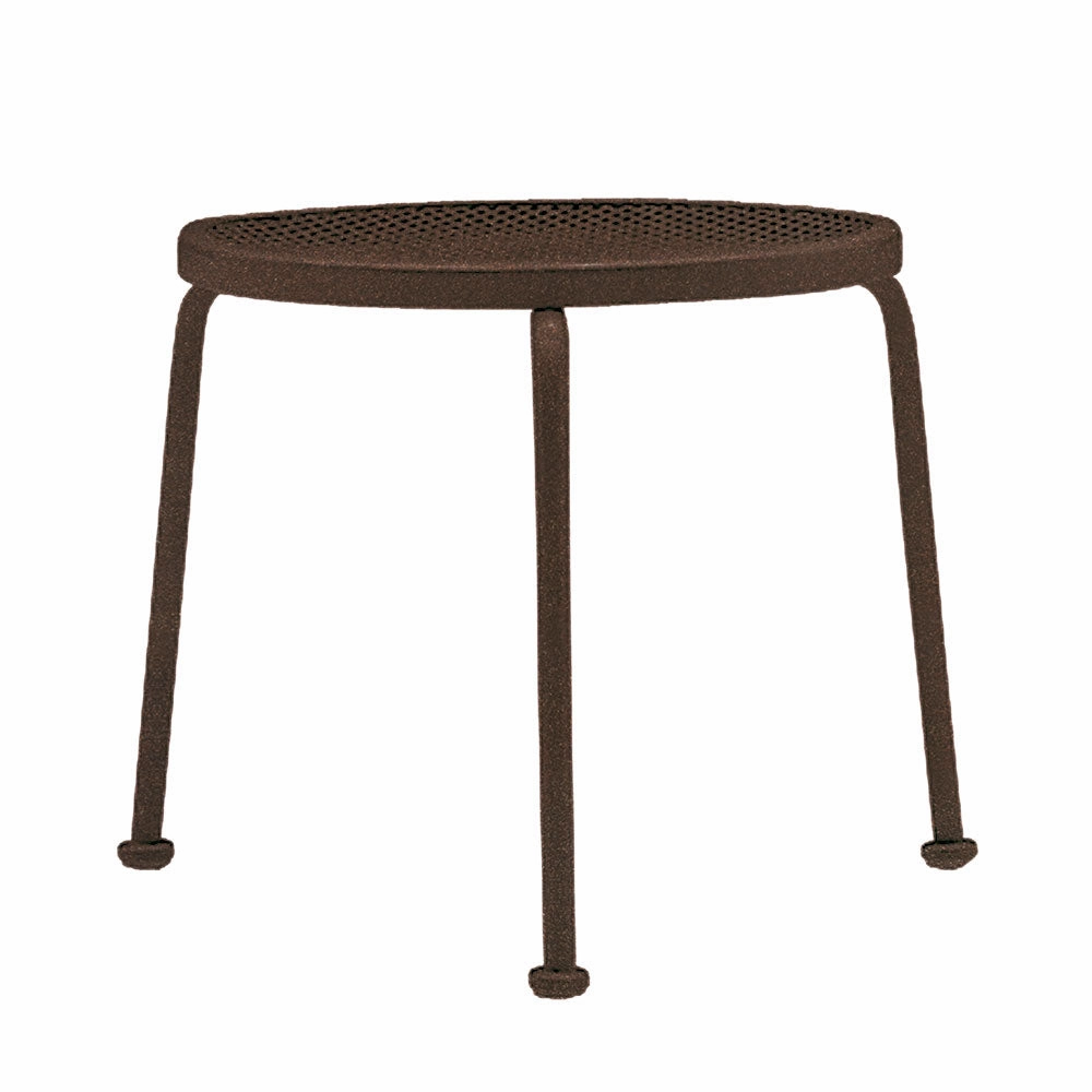 17" Round Mesh Top Stackable End Table