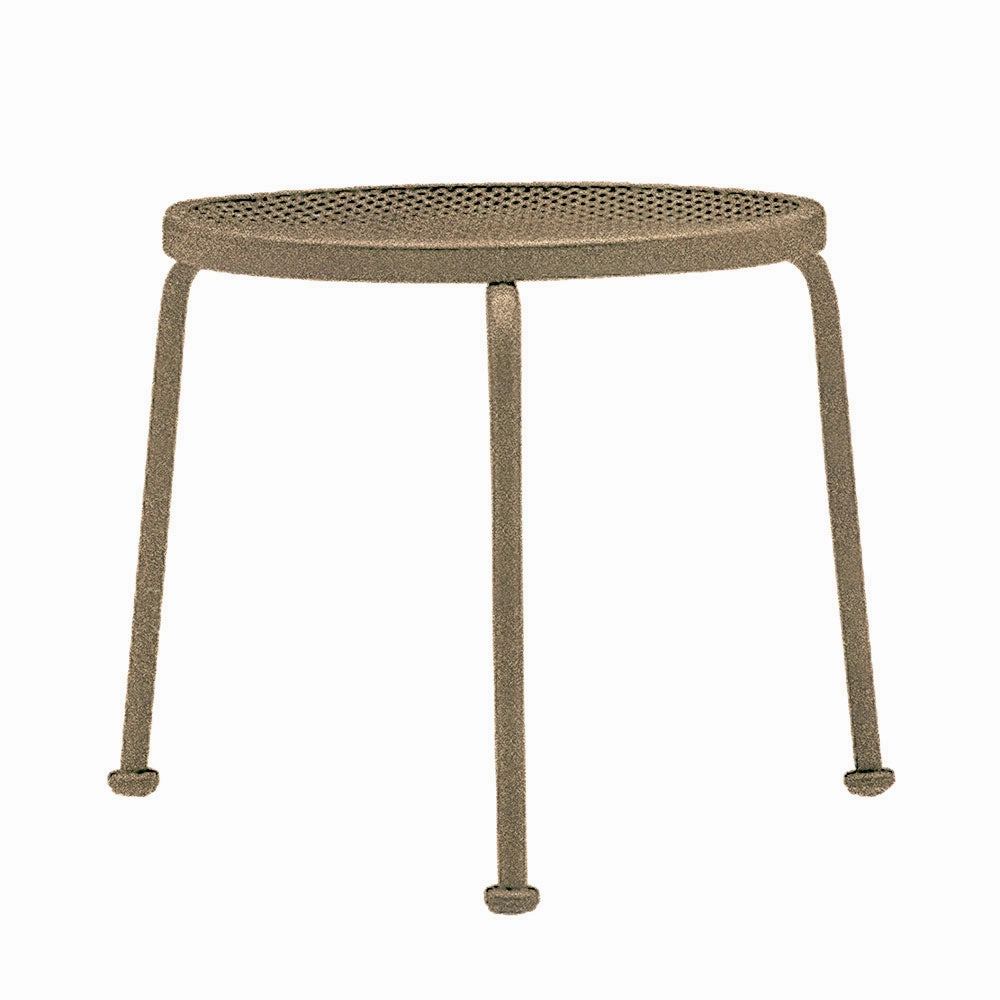17" Round Mesh Top Stackable End Table