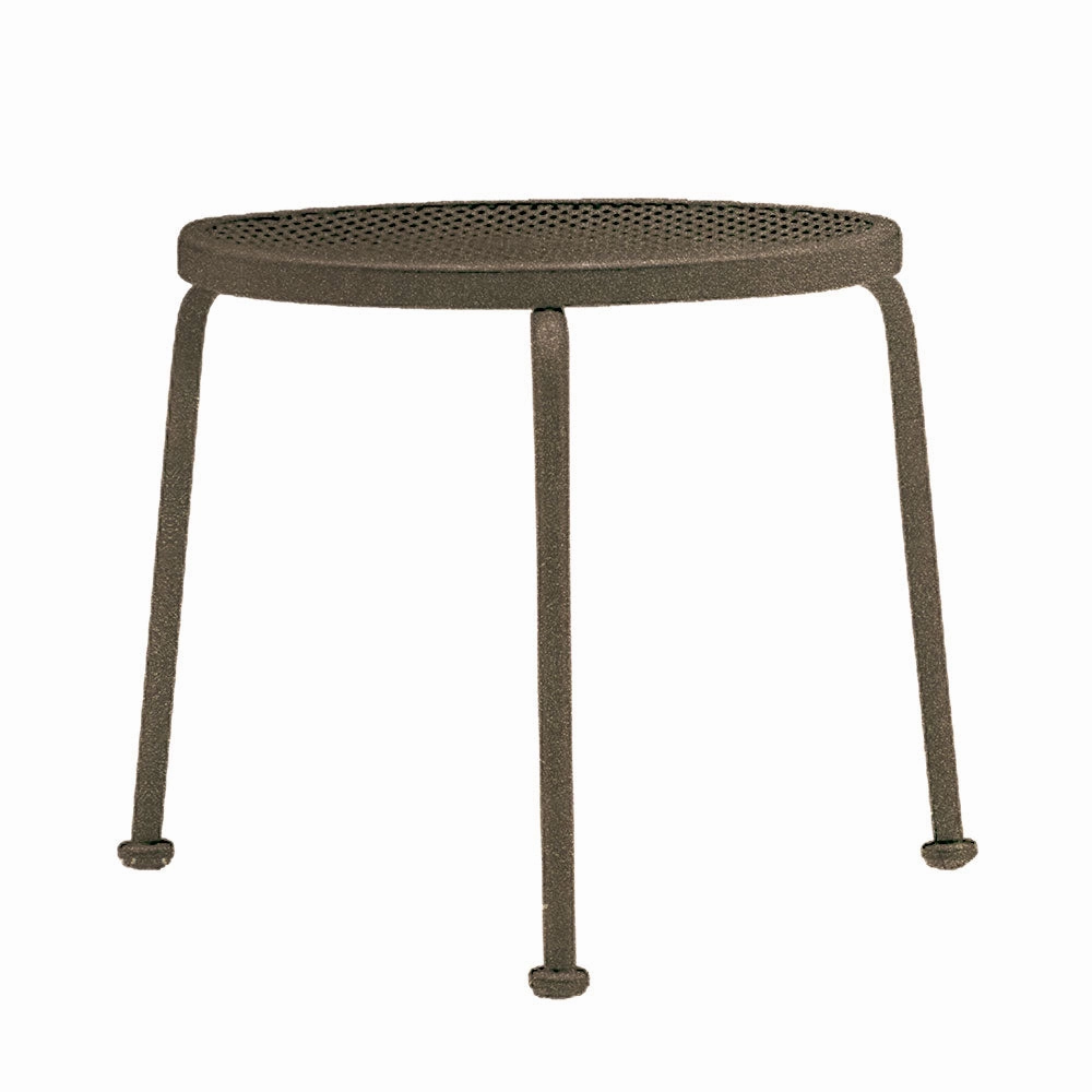 17" Round Mesh Top Stackable End Tableoutdoor coffee table for patio or lounge