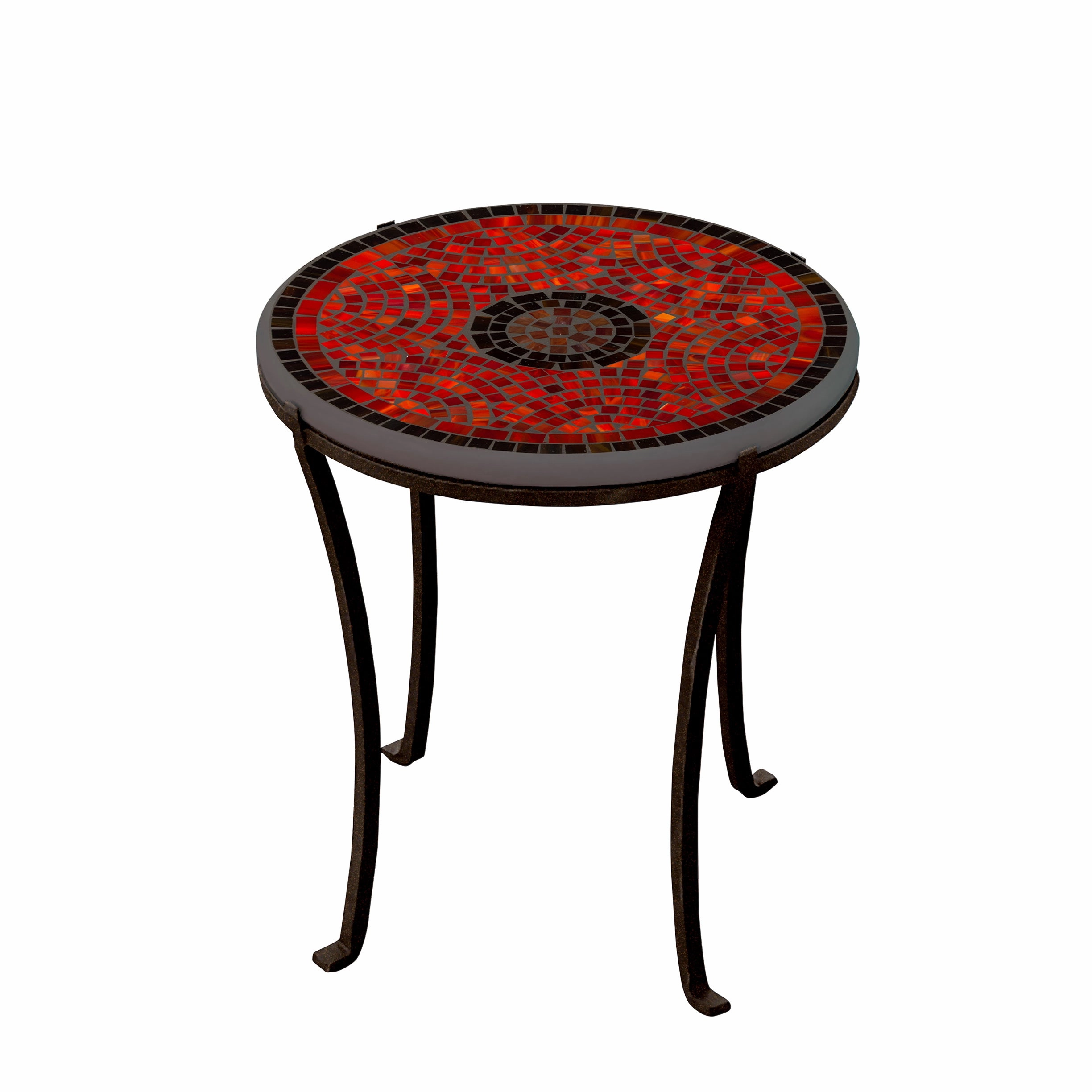 18" Elements Mosaic Stone Top Chaise Table