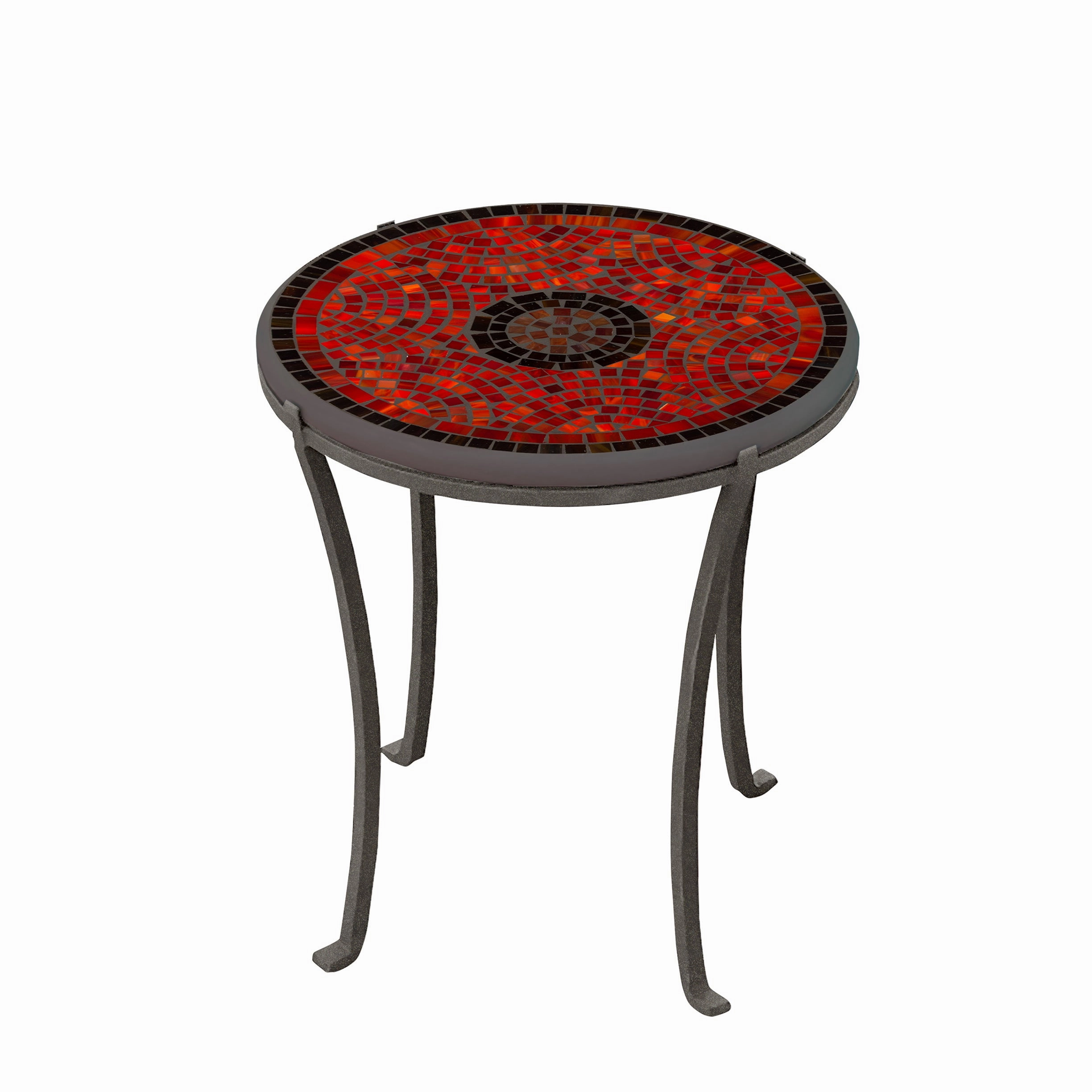 18" Elements Mosaic Stone Top Chaise Table