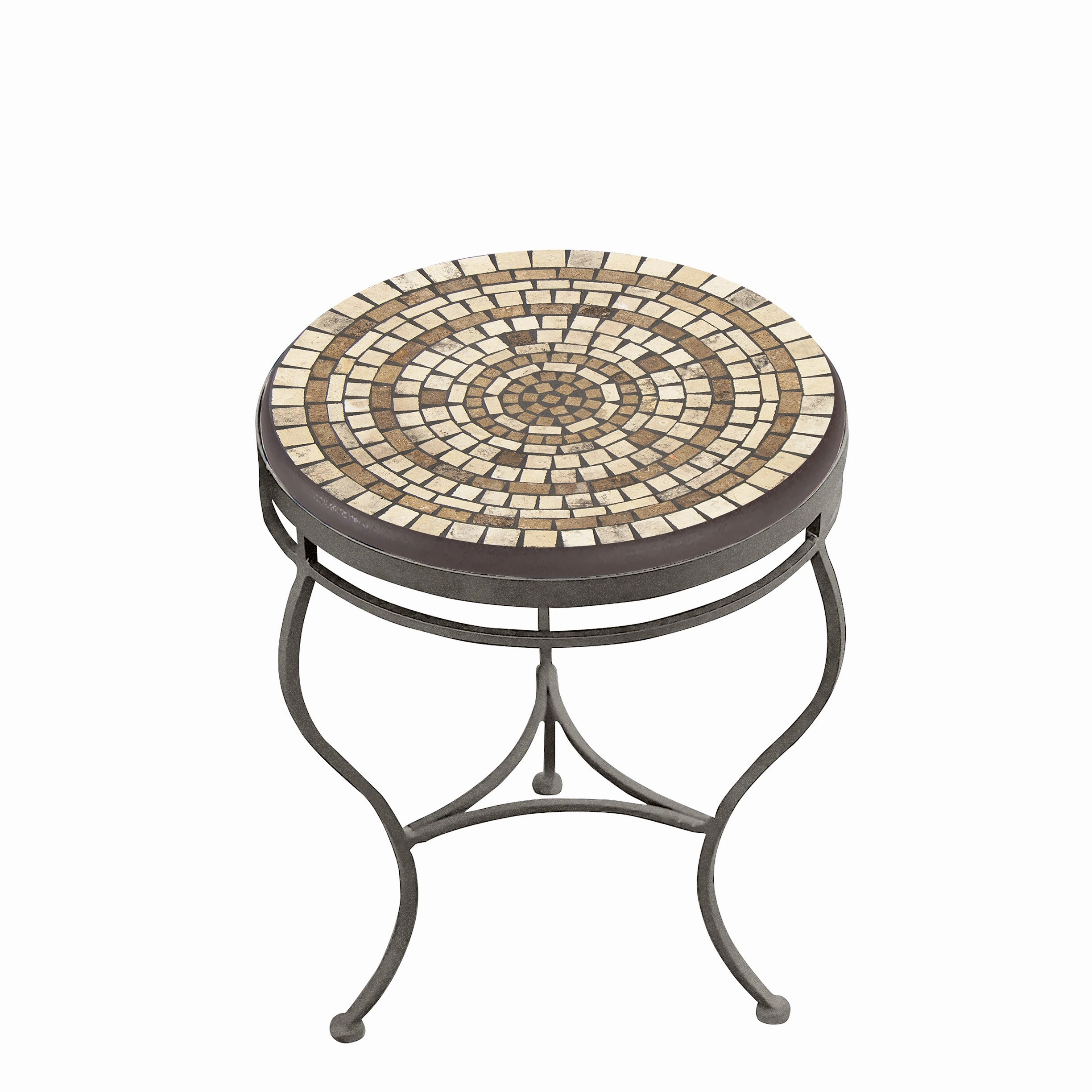 18" Elements Mosaic Stone Top Side Table