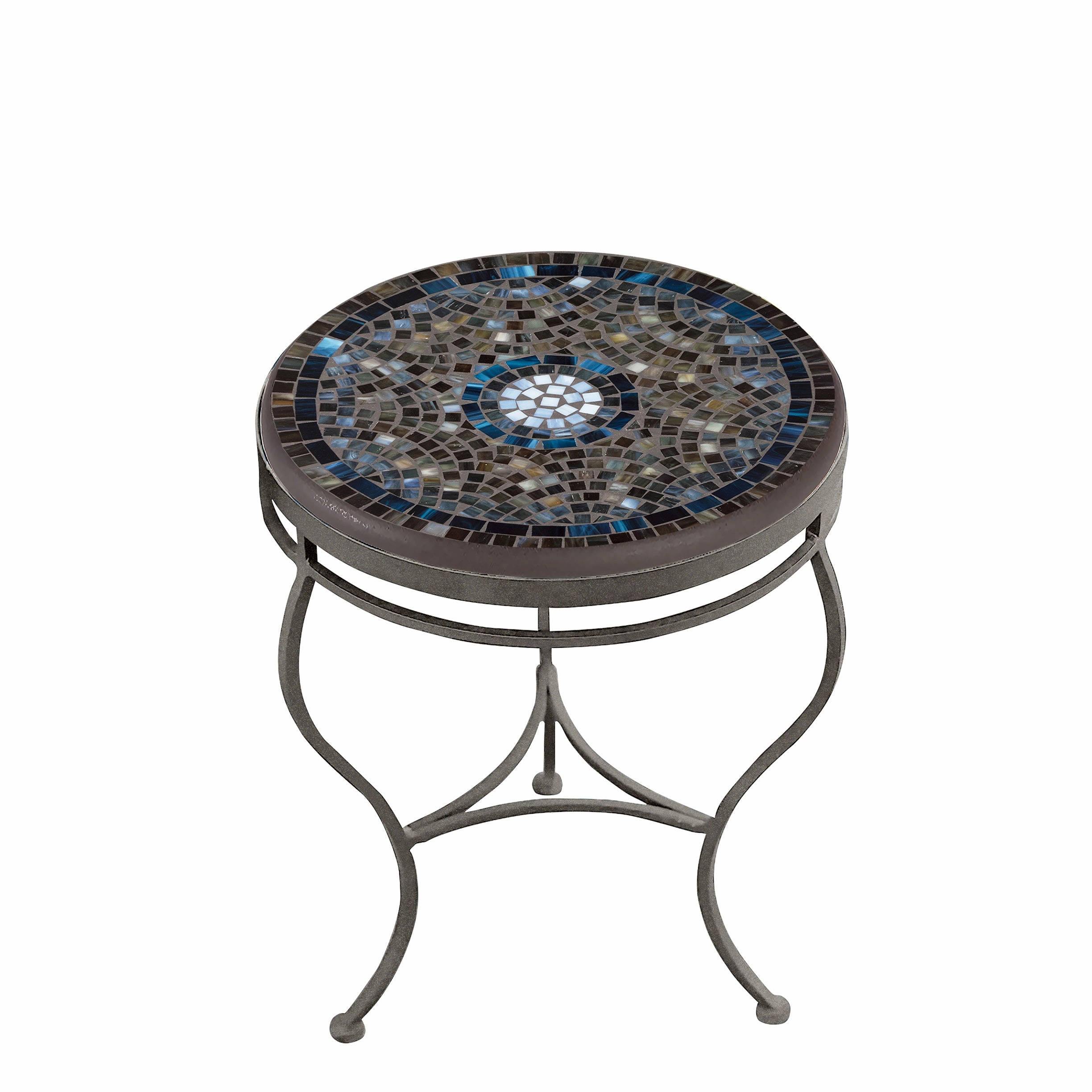 18" Elements Mosaic Stone Top Side Table