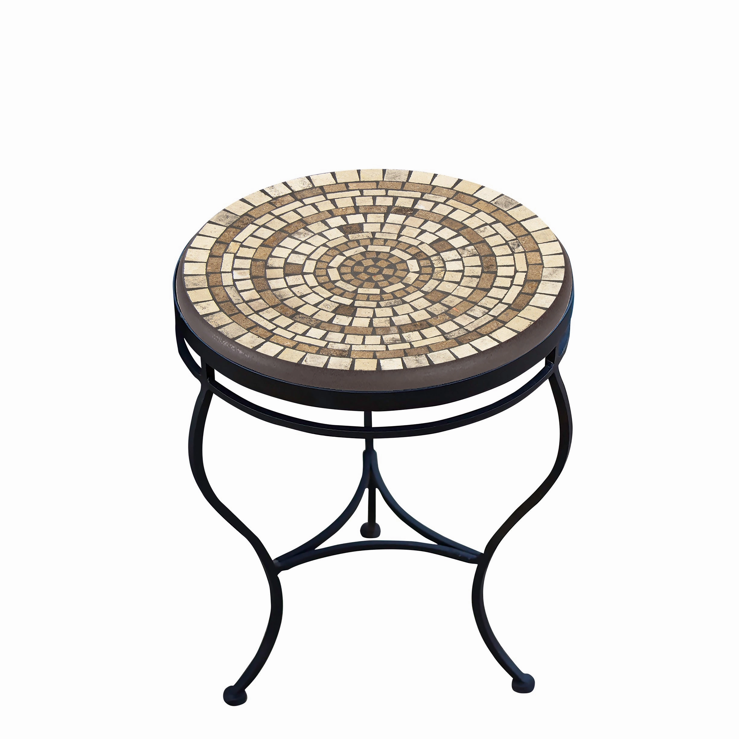 18" Elements Mosaic Stone Top Side Table
