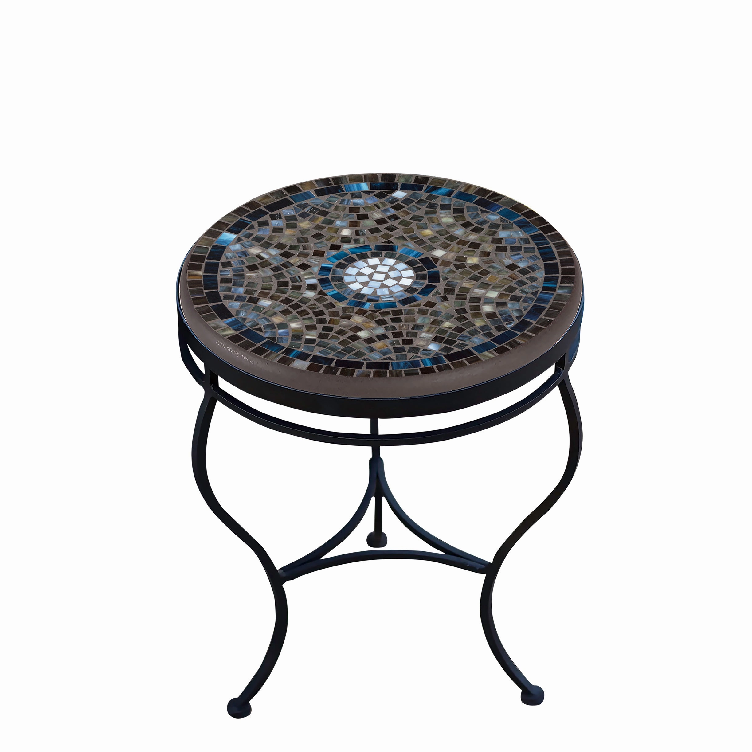 18" Elements Mosaic Stone Top Side Table
