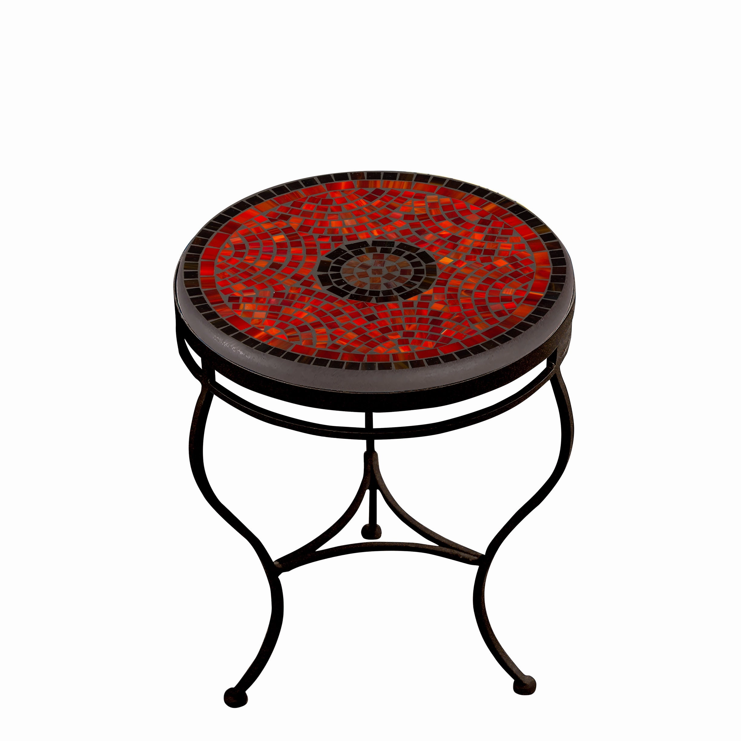 18" Elements Mosaic Stone Top Side Table