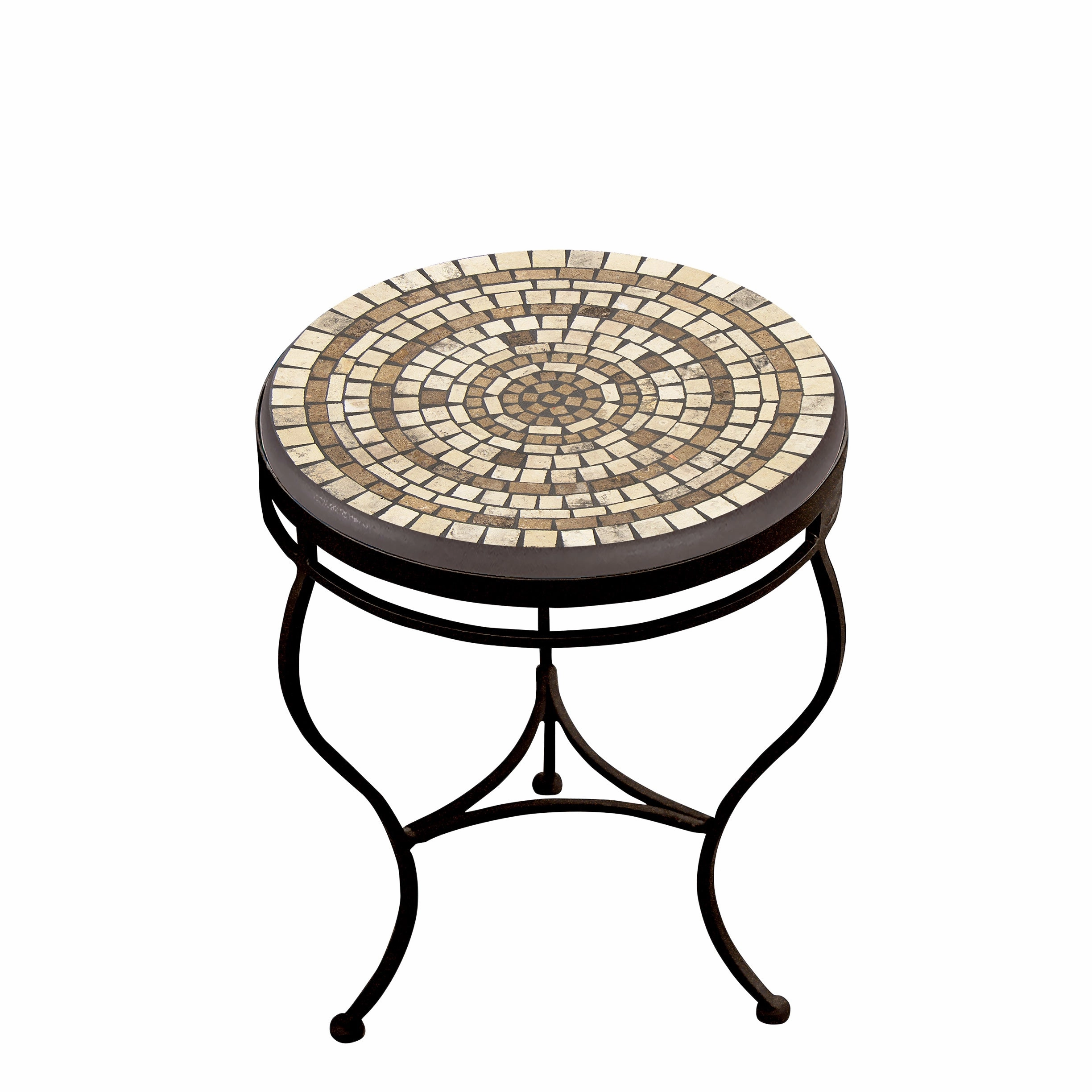 18" Elements Mosaic Stone Top Side Table