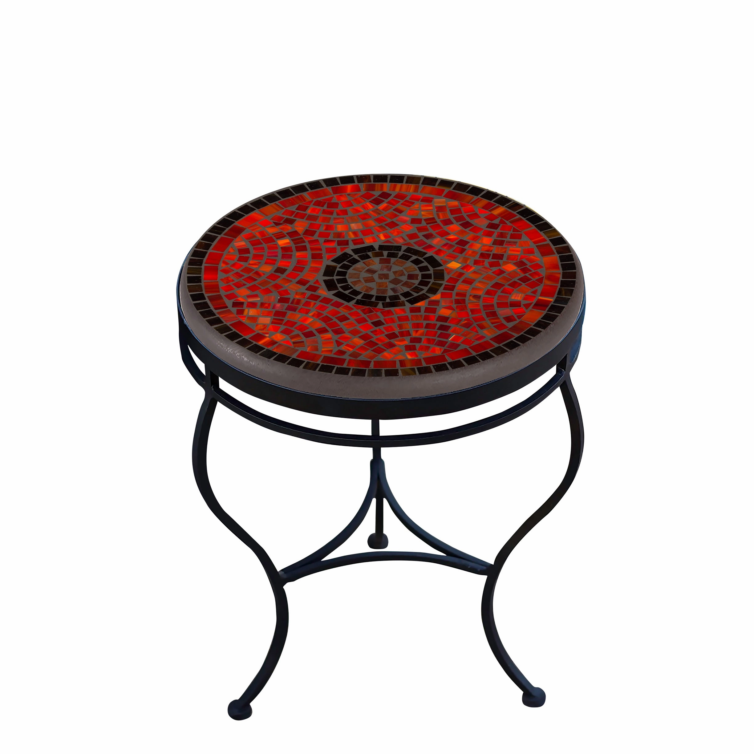 18" Elements Mosaic Stone Top Side Table