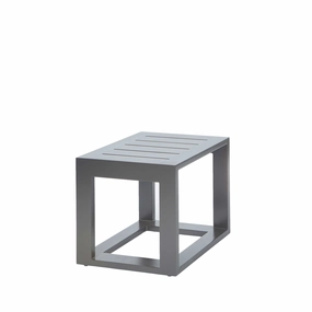 19" Square Palermo Slat Top End Tableoutdoor coffee table for patio or lounge