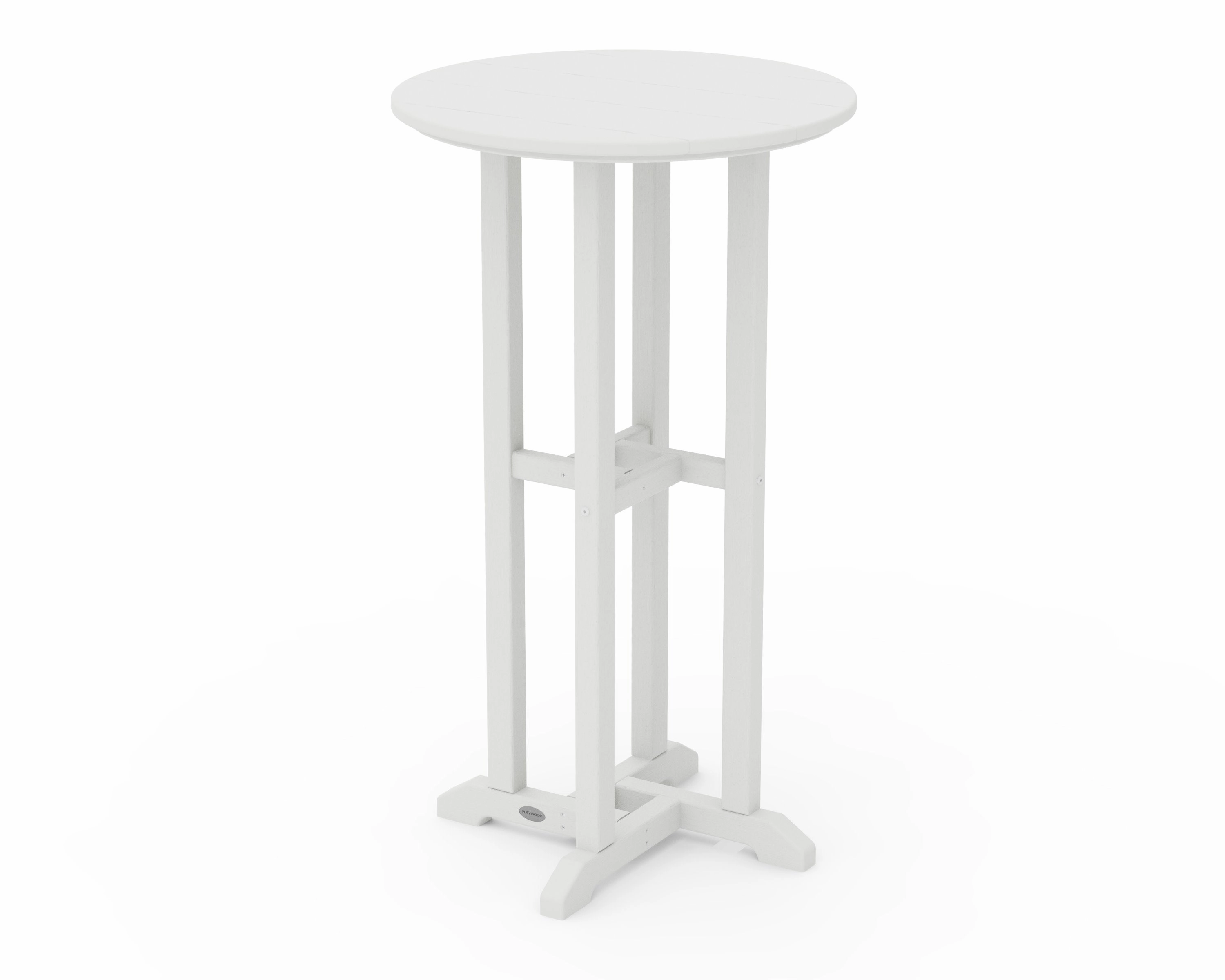24" Round Farmhouse Bar Bistro Table