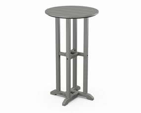 24" Round Farmhouse Bar Bistro Tableoutdoor table for balcony or garden