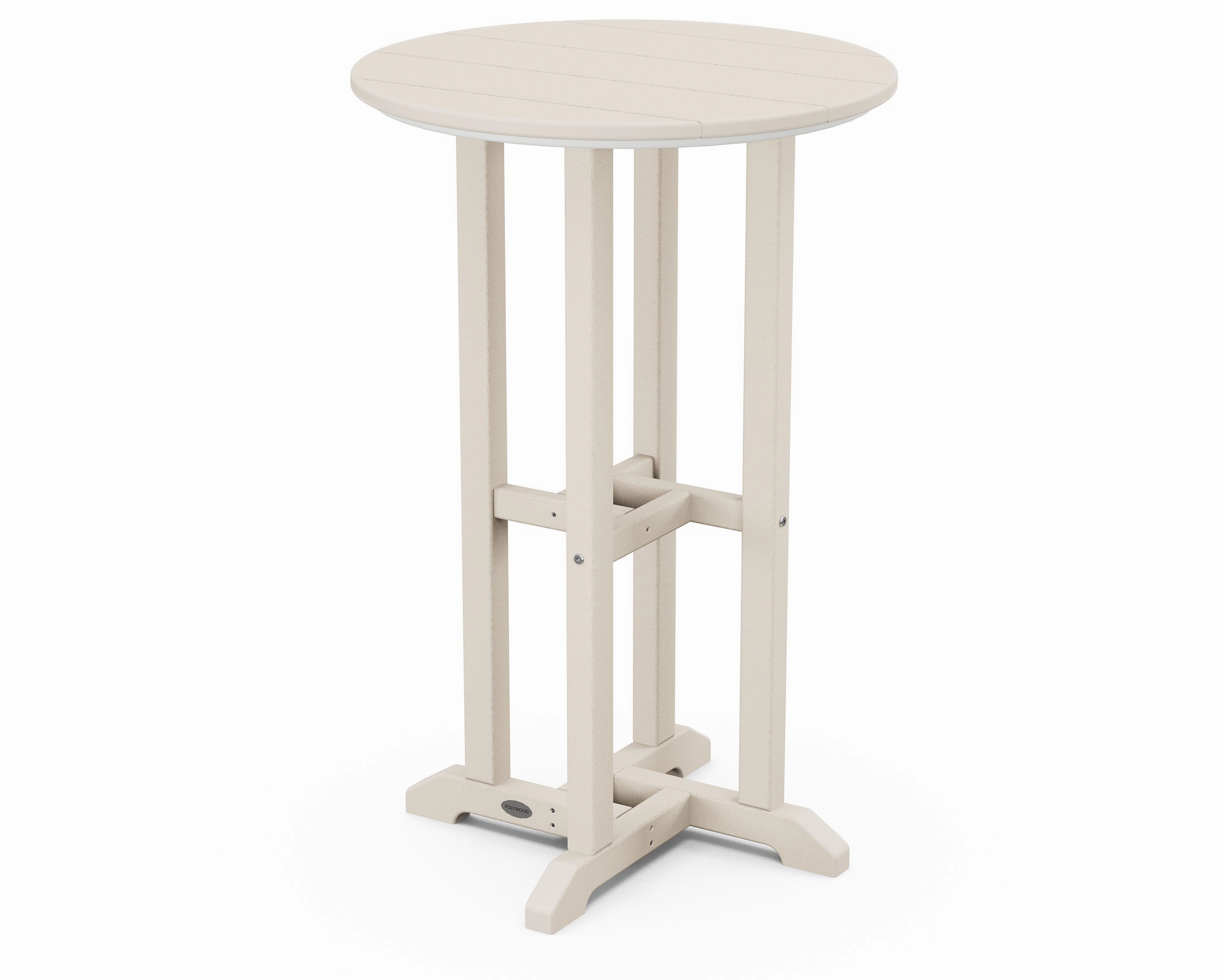 24" Round Farmhouse Counter Bistro Table