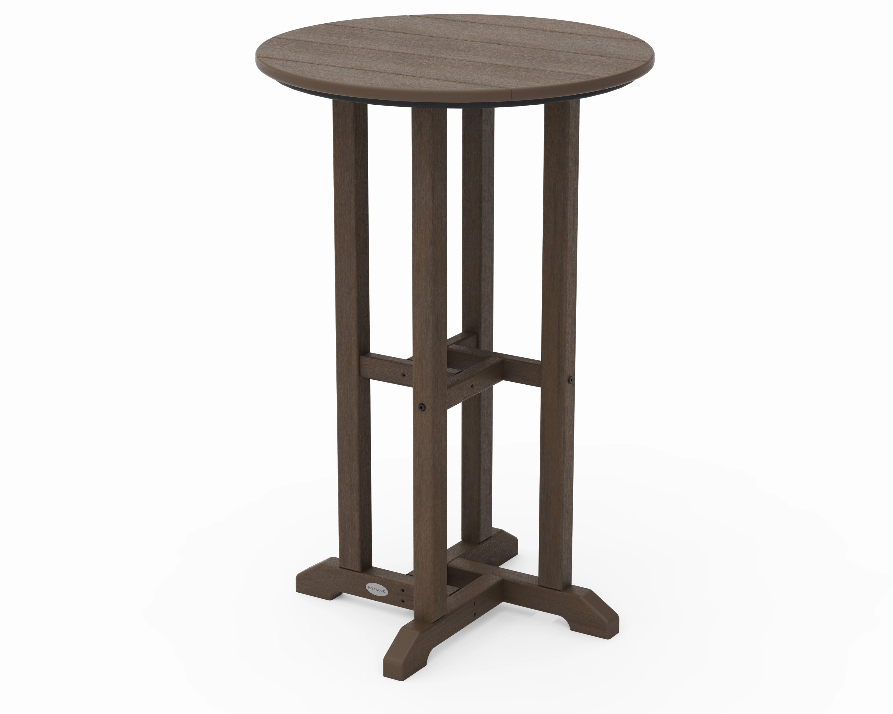 24" Round Farmhouse Counter Bistro Table