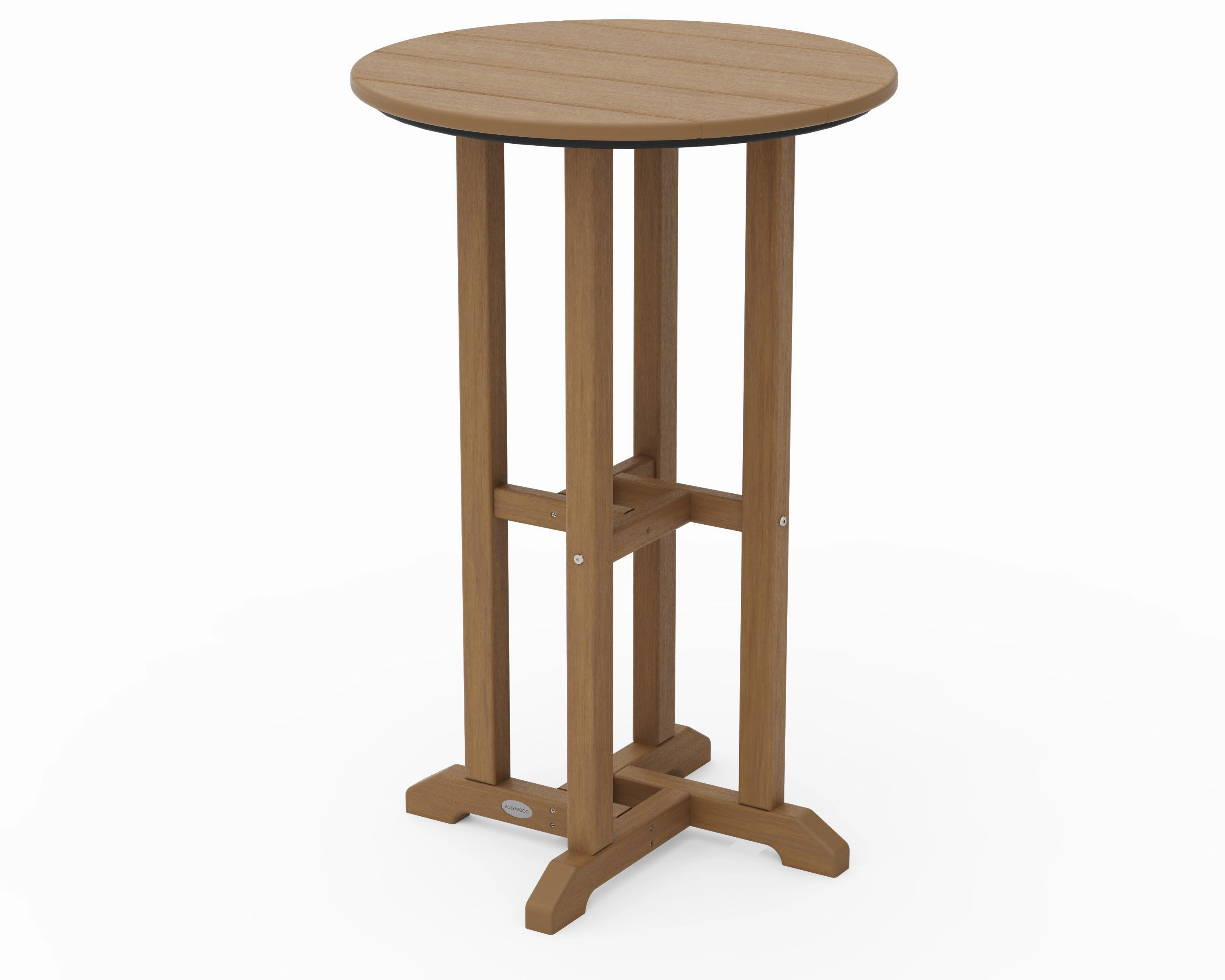 24" Round Farmhouse Counter Bistro Table