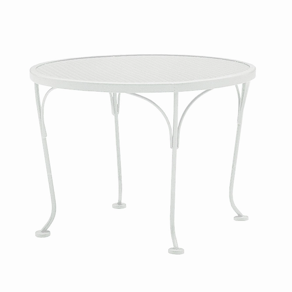 24" Round Mesh Top End Table