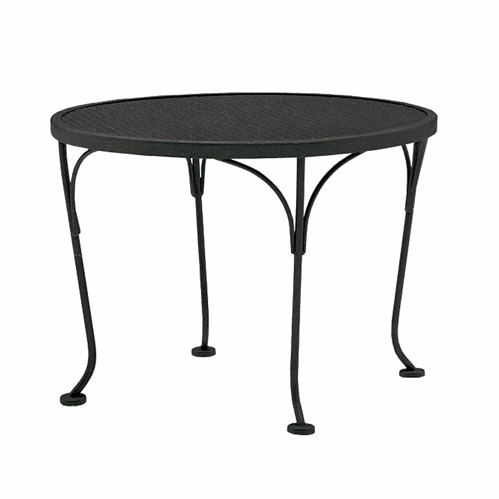 24" Round Mesh Top End Table