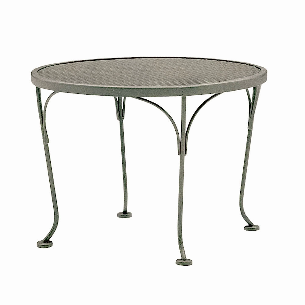 24" Round Mesh Top End Table