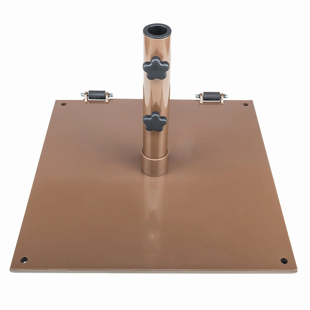 24" Square Steel Plate Umbrella Base