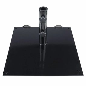 24" Square Steel Plate Umbrella Baseadjustable height outdoor parasol