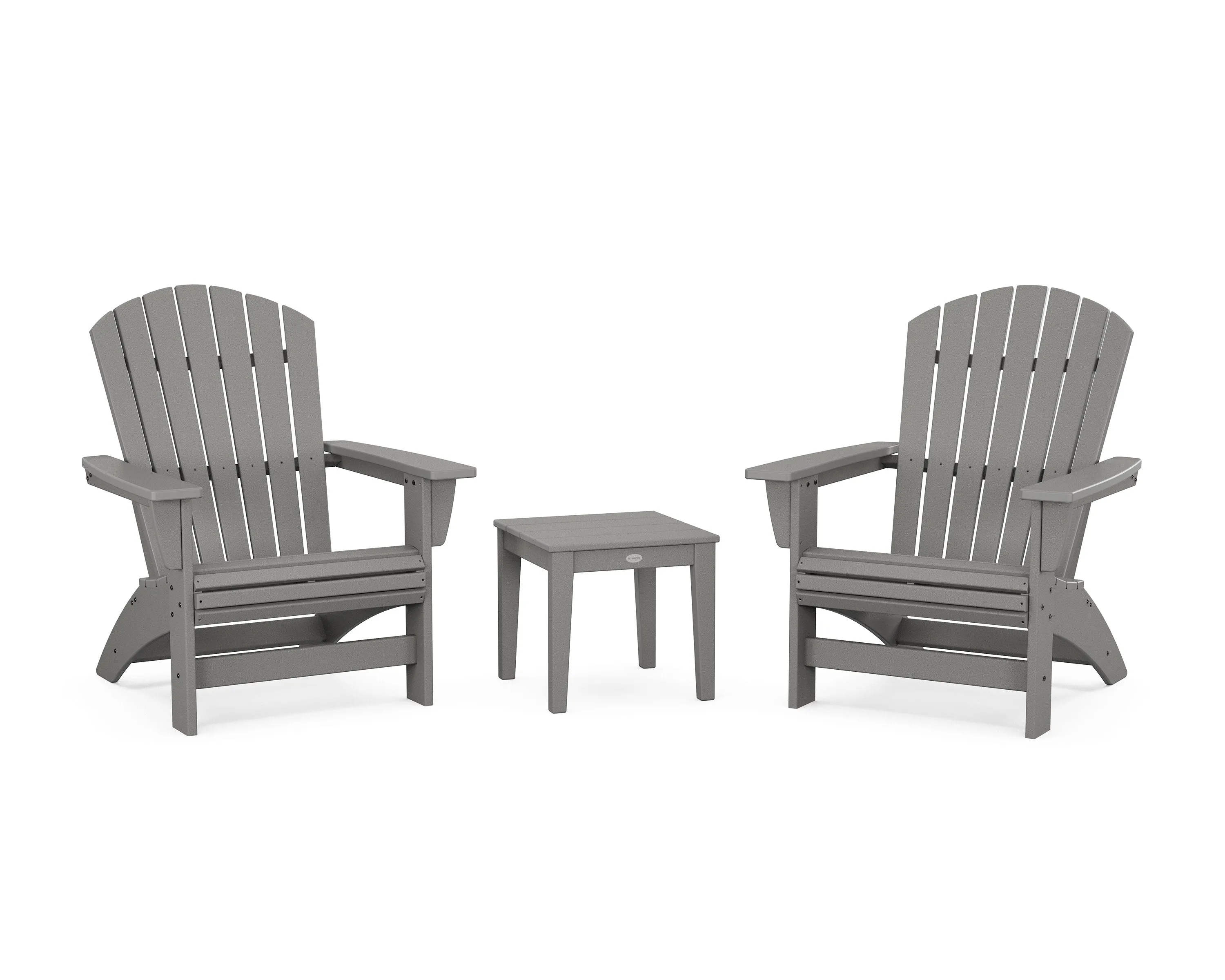 3-Piece Nautical Grand Adirondack Setoutdoor patio dining furniture set