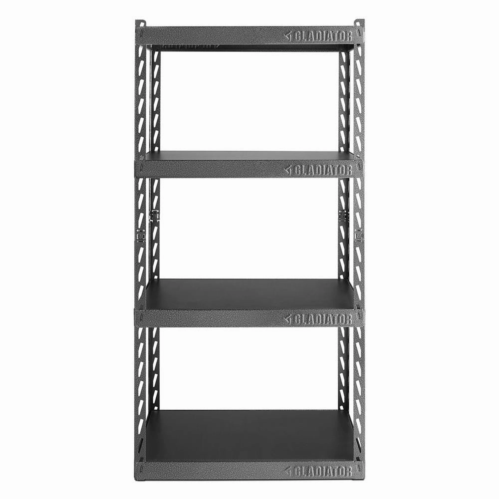 30 Wide Ez Connect Rack With Four 15 Deep Shelves - Hammered Granite Wall Accessory large capacity outdoor storage box