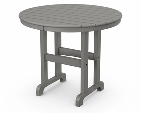 36" Round Farmhouse Dining Tableoutdoor table for balcony or garden
