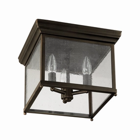 3-Light Outdoor Flush MountWeatherproof outdoor lighting