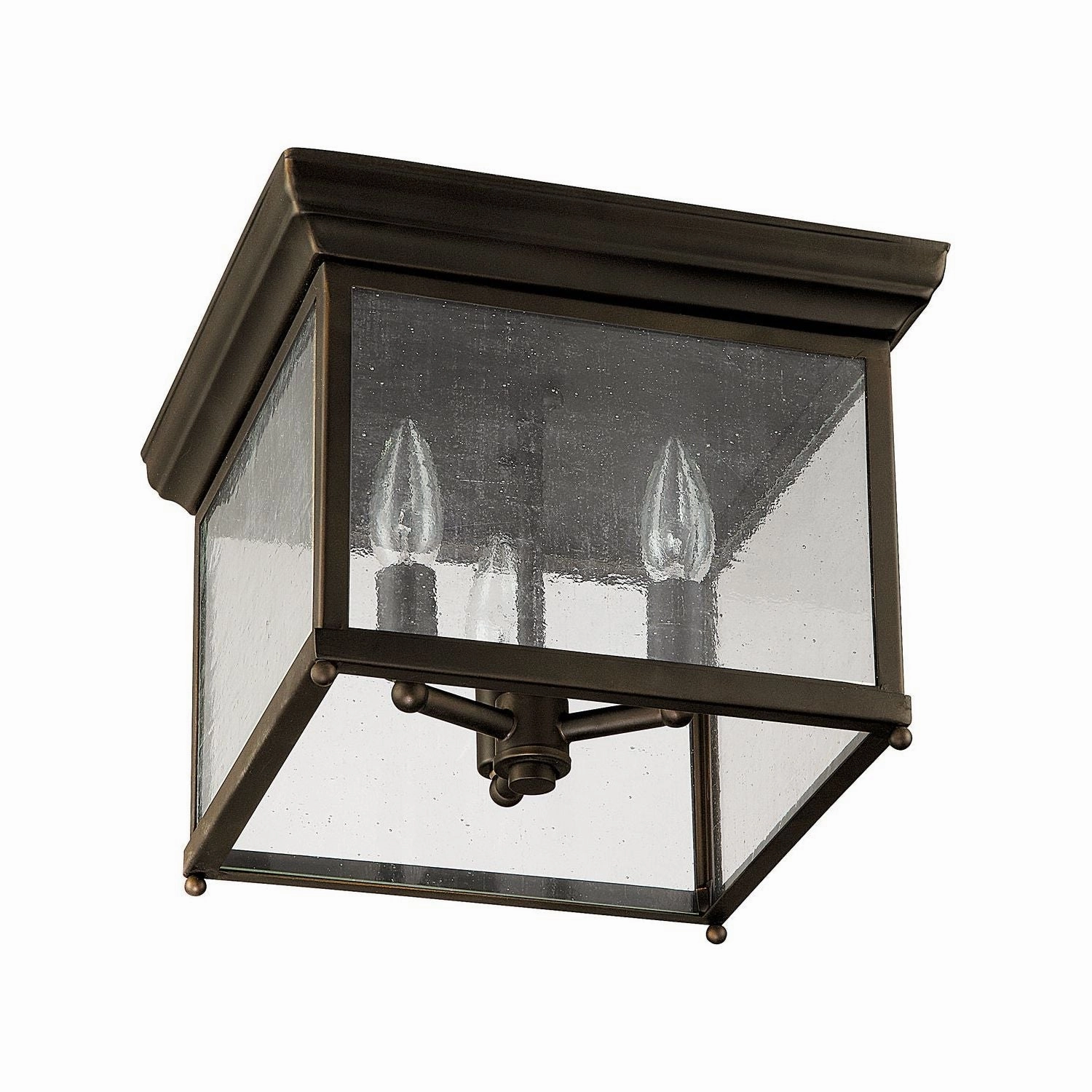 3-Light Outdoor Flush MountWeatherproof outdoor lighting
