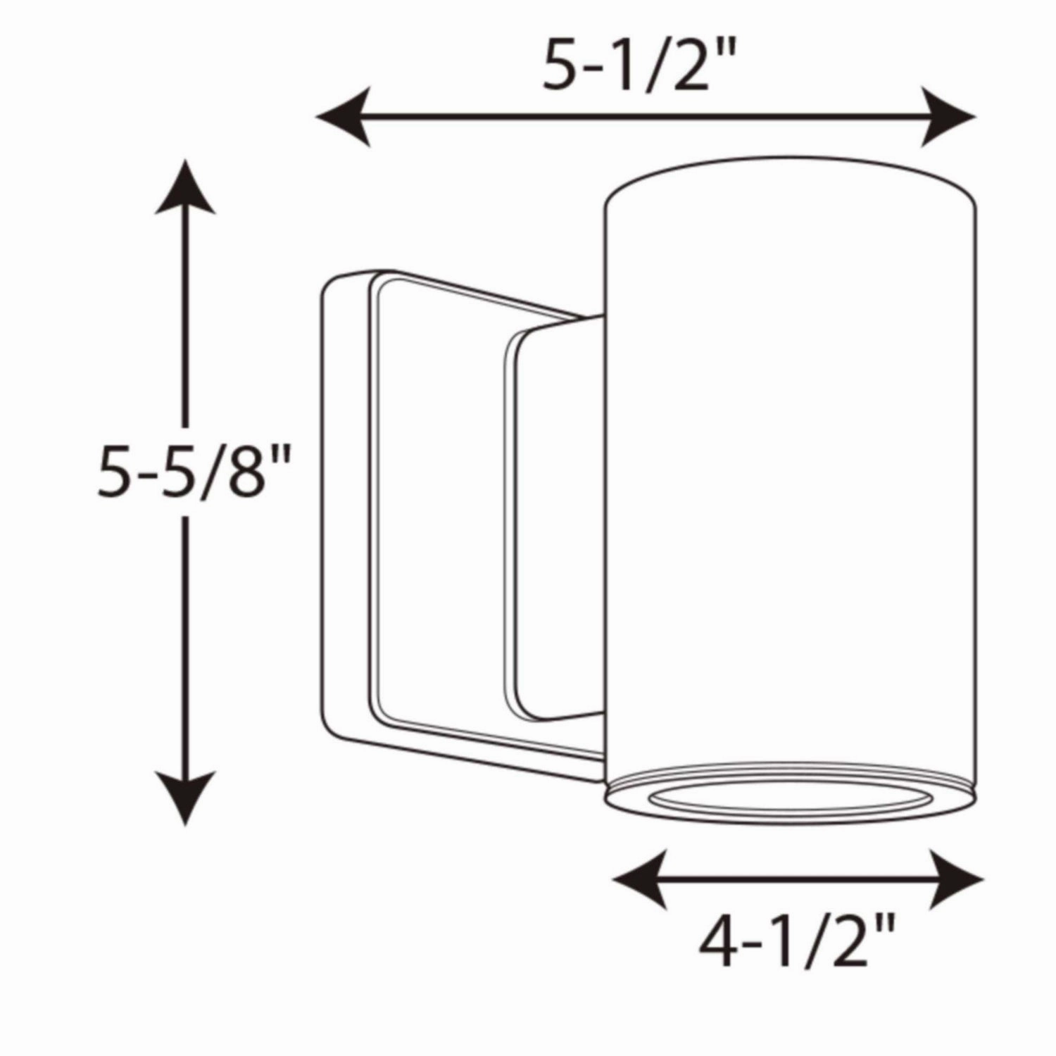 3In Cylinders LED Wall Lantern White