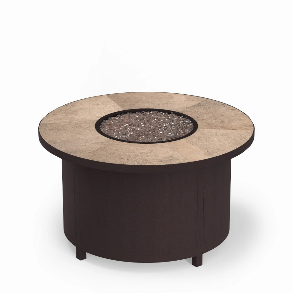 42" Round Chat Height Capri Fire Pit