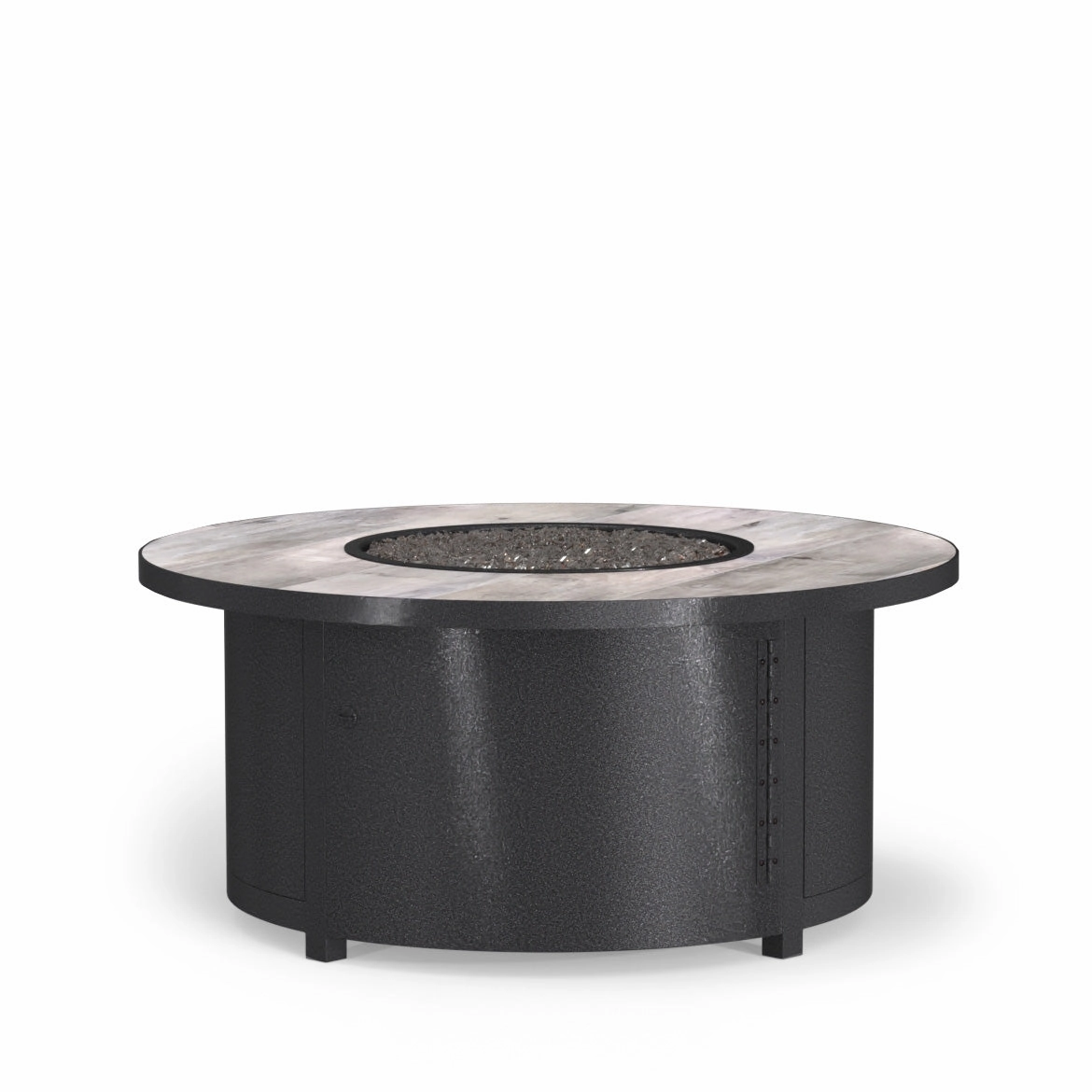 42" Round Chat Height Capri Fire Pitportable outdoor fire pit with lid